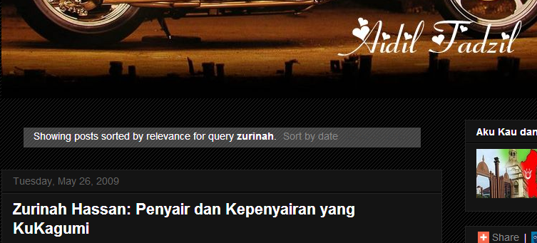 Zurinah Hassan: Penyair dan Kepenyairan yang Ku Kagumi