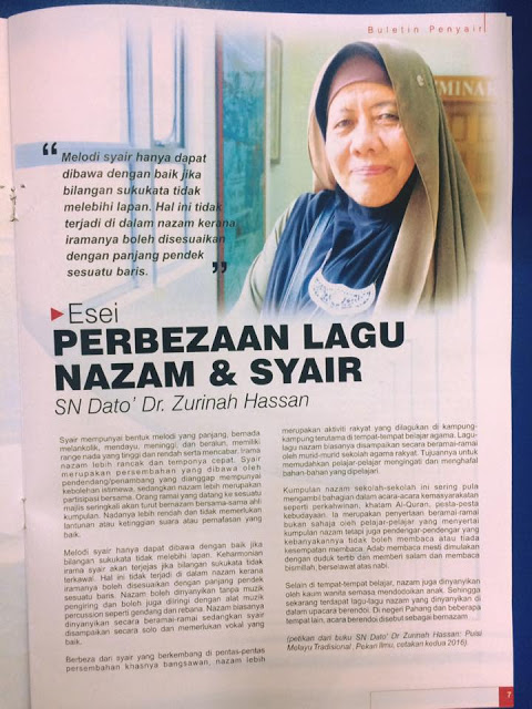 TALKING ABOUT MALAY TRADITIONAL POETRY