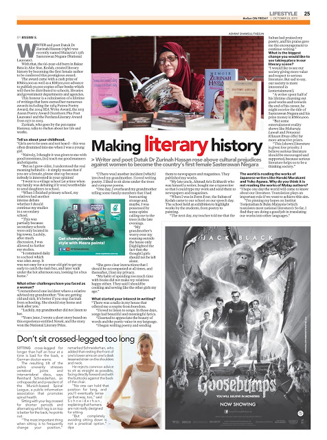 ZURINAH HASSAN IN THE NEWS