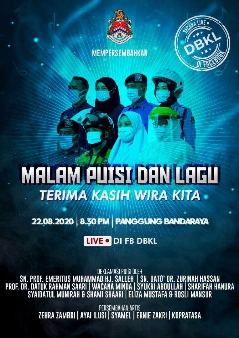 Malam Puisi dan Lagu – Terima Kasih Wira Kita